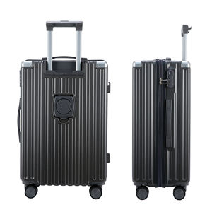 מחיר נמוך יוקרה 2 חלקים סט עם לשאת-on & תיק קטן 14 "USB טעינה יציאת 360 תואר גלגלים ספינר - Product Image 3