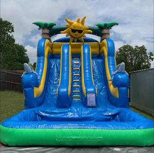 Toboggan Gonflable Double avec Trampoline et <span class=keywords><strong>Piscine</strong></span> pour Enfants – Idéal pour Jardin et Extérieur - Product Image 6