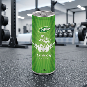 Bebida Energética con Vitaminas, Sabor Café, Lata Delgada de Aluminio de 330 ml, Marca Trobico, Fabricante Vietnamita, Certificación GMP - Product Image 2