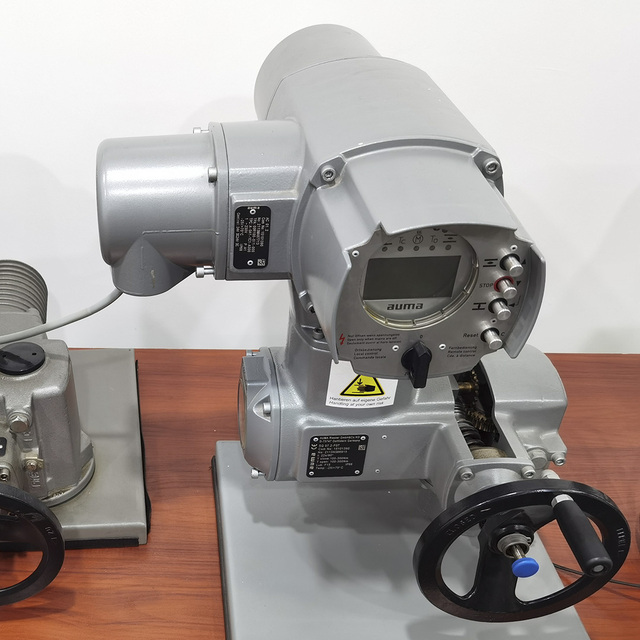 AUMA AM 01.2 Integral Actuator With Simple Controls Basic Functions and High Temperature Media Integration