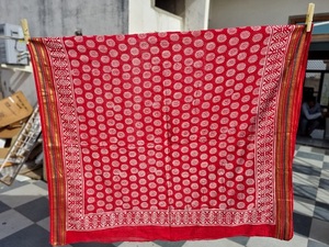 Sarongs, paréos et foulards en coton léger imprimés à la main sur bois, vêtements de plage pour femmes, pour l'été et les vacances - Product Image 5