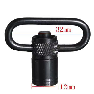 Boucle de sangle métallique moletée de 1,25 pouce avec manchon de protection pivotant, clip tactique robuste à dégagement rapide pour sangles d'équipement - Product Image 5