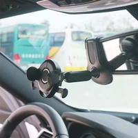 Vente chaude Réglable 360 cellule flexible Téléphone portable tableau de bord GPS Support de montage Noir Accessoires de voiture Smartphone Support