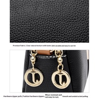 Sac à bandoulière minimaliste coréen pour femme, collection Printemps/Été 2025, avec porte-monnaie texturé, petit sac à bandoulière simple en polyester