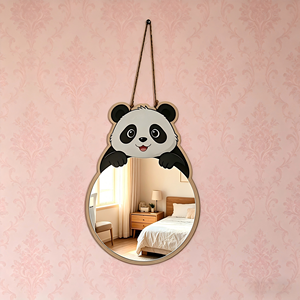 Specchio <span class=keywords><strong>da</strong></span> Parete in Legno con Cartoni Animati, Decorazione <span class=keywords><strong>da</strong></span> Appendere per <span class=keywords><strong>Cameretta</strong></span> Bambini, Specchio Acrilico ad Alta Definizione - Product Image 1