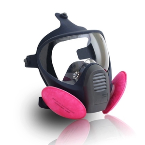 Masker Gas sertifikasi <span class=keywords><strong>CE</strong></span> EN136, proses tepi terikat penutup wajah penuh 356G Respirator Industri Ringan - Product Image 5