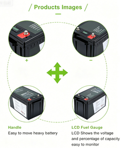 Batterie solaire au lithium LiFePO4 de qualité A 24V 100Ah 200Ah 300Ah avec BMS IP54 certifiée CE UN38.3 pour le stockage d'énergie domestique - Product Image 4