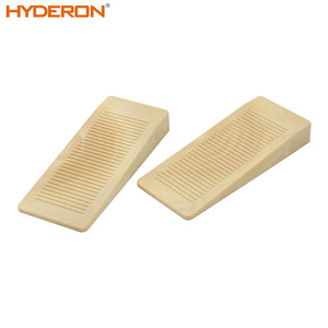 Hyderon Wood Grain Door Stopper Floor <b>Mount</b> Durable Anti Slip Minimalist Design - Product Image 3