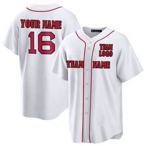<span class=keywords><strong>Maillot</strong></span> de <span class=keywords><strong>baseball</strong></span> personnalisé, design d'impression moderne, équipement de <span class=keywords><strong>baseball</strong></span> historique de Boston, rouge, blanc, bleu marine, vêtements d'équipe, livraison rapide - Product Image 3