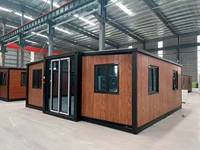 Casa Contenedor Plegable Estándar Australiano de 20 pies, 3 Dormitorios, 2 Pisos, Expandible, Panel Sándwich, Estilo Moderno de Mediados de Siglo, en Venta