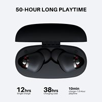 Écouteurs sans fil Tribit CVC8.0 TWS, casque audio avec son riche et étui de chargement