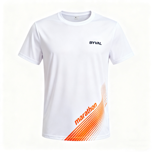 Camiseta Deportiva de Manga Corta para Hombre, de Secado Rápido, Sublimada, con Impresión por Transferencia de Calor, Transpirable y Ecológica, al por Mayor y Personalizada - Product Image 2