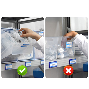 Stackable Durable <strong>Rectangle</strong> ABS Plastic Injection Molded Tilt Out Storage <strong>Bin</strong> for Medical Consumable Wall-mounted Use - Product Image 3