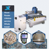 Machine de découpe CNC JX-Aluminium 1325 MDF PCB 2x4 ATC Changeur d'outils en bois Découpe de verre avec aspiration