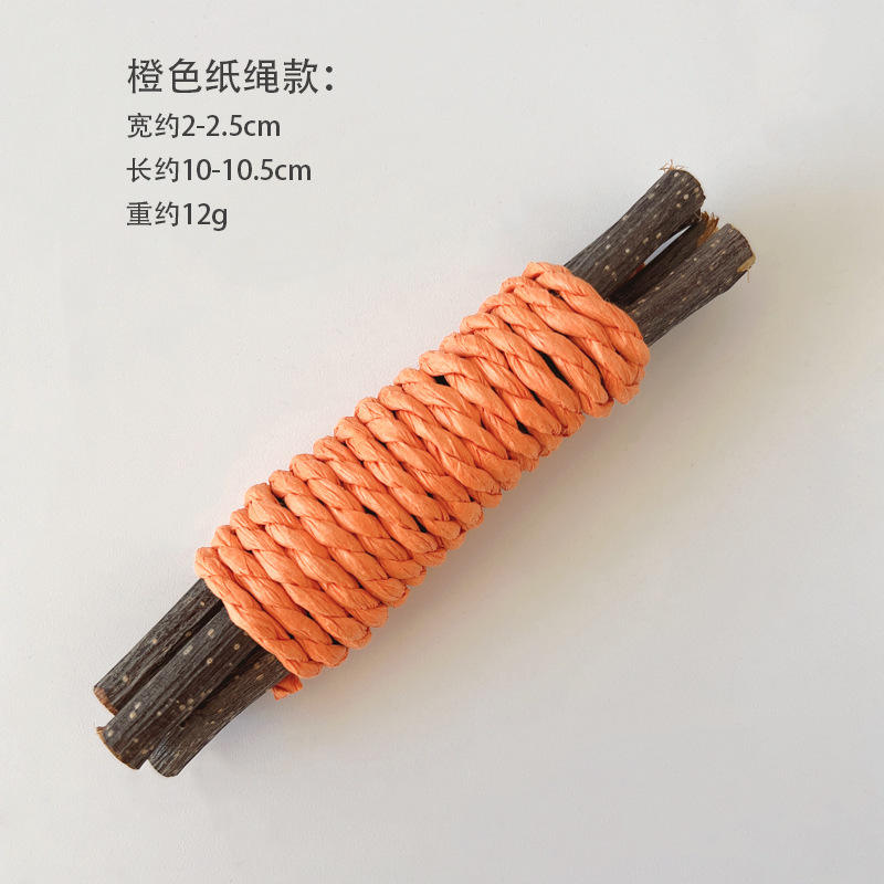 เชือกกระดาษ ม้วนกิ่งแอปเปิล ส้ม