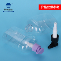 Flacon pompe transparent vide en PET pour savon liquide, crème de soin et désinfectant pour les mains