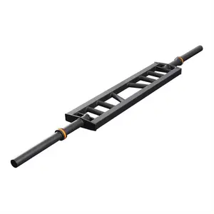 Equipo de gimnasio Home Fitness Black Barbell 7ft Levantamiento de pesas Barbell Bar para venta comercial