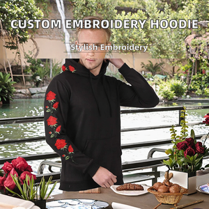 Sudaderas con Bordado para Hombre a Precio Razonable, 100% Algodón, Antiarrugas, Transpirables, Ecológicas, Diseño de Bolsillo Totalmente Personalizado, Color Sólido - Product Image 2