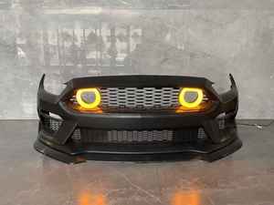 Convient aux <span class=keywords><strong>Mustang</strong></span> <span class=keywords><strong>GT</strong></span> 2015-2017 uniquement, couvre-pare-chocs avant style Mach 1, conversion et mise à niveau vers MACH 1 - Product Image 4