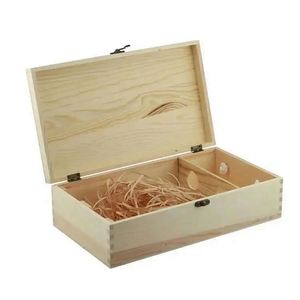 ¿Qué hacer con una caja de vino de madera? Caja de vino de madera para manualidades, mesa de caja de vino de madera - Product Image 6