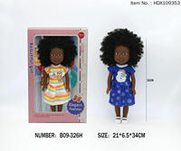 Mini poupée de mode de 12 pouces avec plusieurs robes de princesse peau noire 3D yeux pleine poupée en vinyle pour fille jouet