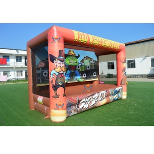 Juego <span class=keywords><strong>de</strong></span> Tiro Inflable con Temática <span class=keywords><strong>de</strong></span> Vaquero del Oeste, con Inyector <span class=keywords><strong>de</strong></span> Bolas, Material <span class=keywords><strong>de</strong></span> PVC, Certificado EN71, Fácil <span class=keywords><strong>de</strong></span> Instalar, para <span class=keywords><strong>Juegos</strong></span> <span class=keywords><strong>de</strong></span> Carnaval - Product Image 2