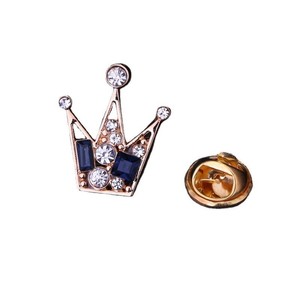 <b>Crown</b> Alloy Gold Plated Brooch for MK Mary Kay Women's Wedding Jewelry Queen Pin Brooch for Ceremonial Clothing - Product Image 6