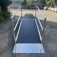 Table de Scène Modulaire Portable en Bois et Aluminium avec Pieds Pliants, Écologique, Étanche, Stable, Support Carré pour Marionnettes et Danse