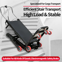 Chariot électrique monte-escaliers de type crawler pour le transport de marchandises, d'appareils électroménagers et de meubles sur et en bas des escaliers