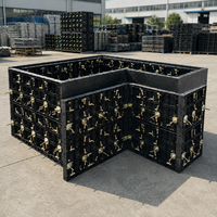 MINGLEI Coffrage en plastique réutilisable pour la construction de murs, dalles et colonnes en béton, système modulaire ABS