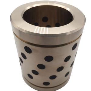 บูสเตอร์ไกด์แบริ่งเชิงเส้นแบบหล่อลื่นด้วยตัวเองทำจากทองเหลืองหรือบรอนซ์ความแม่นยำสูงสามารถปรับแต่งได้ - Product Image 3