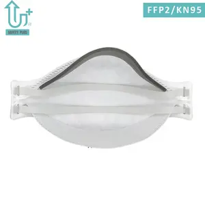 Good Quality KN95 N95mask Flat Folding Air Filter Disposable Face Masks