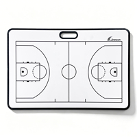 Tableau tactique d'entraîneur de basketball avec poignée, portable et effaçable à sec, pour l'analyse des matchs de basketball