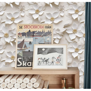 Papel Tapiz Autoadhesivo 3D Personalizado, Lienzo Removible de Estilo Retro Bohemio para Dormitorio, Sala de Estar, Cocina y Pared - Product Image 4