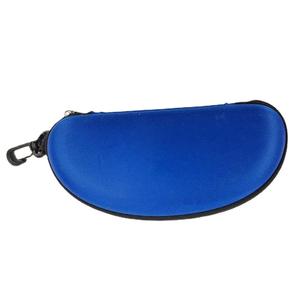 Étui à lunettes ZT-071 en EVA, boîte à fermeture éclair en forme de U avec crochet, étui portable pour lunettes de soleil, couleur unie, 3-5,9 pouces, été 2024 - Product Image 2