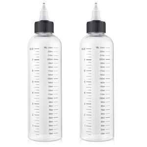 ขวดบีบใสทรงกระบอก PET พร้อมฝาเกลียวสำหรับน้ำมันหอมระเหยและหมึกสัก - Product Image 1