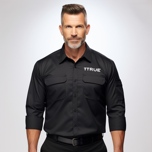 Aangepaste Hoge Kwaliteit Werk Shirts 100% Katoen Custom <span class=keywords><strong>Logo</strong></span> Mannen - Product Image 5