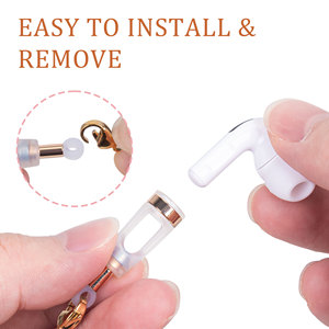 Pour Airpods Anti Perdu Sans Fil <span class=keywords><strong>Airpod</strong></span> Chaîne Magnétique Universel Écouteurs Accessoires Longe Collier Chaîne En Métal Sangle - Product Image 2