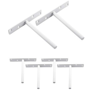 Groothandel Metalen Meubels Verborgen Planken Hardware T-Vormige Slatwall Zwevende Montage Plank Beugels Voor Muur Houten Plank - Product Image 2