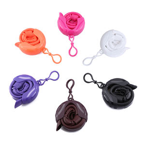 Mini boyutu Roll up silikon yüzme solunum tüpü islak ücretsiz dalış şnorkel şnorkel ile sert tutucu kabuk - Product Image 2