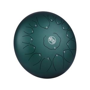 Tamburo per linguetta in acciaio da 14 pollici tamburo per Hangpan 15 note strumento a percussione d-key con borsa per batteria per mazze - Product Image 4