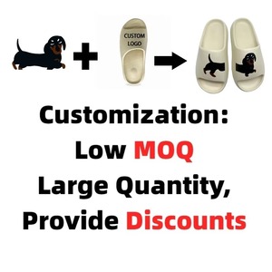 Chaussons de plage, de piscine et d'intérieur pour hommes, légers, antidérapants, en maille respirante, avec coussinets en mousse EVA à mémoire de forme, à bout ouvert, avec logo personnalisé L&J - Product Image 2