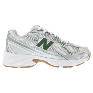 Zapatillas para caminar New Balance 740 unisex, color gris, verde, malla, amortiguación ABZORB - Product Image 3