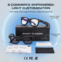 SANVNET GS4 MAX Gafas Inteligentes con Textura Suave al Tacto, Video POV, Traducción por IA, 1080p 2026 con Cámara de 8MP, Reproductor de Música, Gafas de Sol