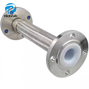 <span class=keywords><strong>Manguera</strong></span> flexible forrada de <span class=keywords><strong>PTFE</strong></span> de acero inoxidable 304 para aplicaciones químicas industriales de baja presión - Product Image 1