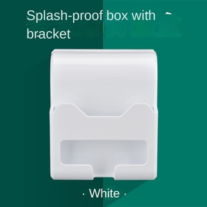 Type 86 with Bracket Splashproof Box Socket <b>Waterproof</b> <b>Cover</b> Bathroom Switch <b>Waterproof</b> Box Mobile Phone Charging Bracket Shelf - Product Image 5