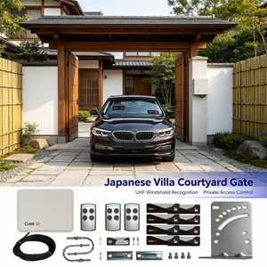 Set Lettore RFID UHF a Lungo Raggio per Controllo Accessi Veicoli, per Parcheggi Residenziali e Cancelli Automatici - Product Image 5