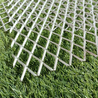 Paneles aplanados 304 de acero inoxidable con espesor de 3 mm Swd SWD 25 mm LWD 40 mm de malla de metal expandida