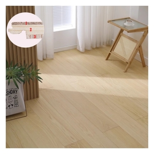 Piso de Madera de Ingeniería de 3 Capas en Color Natural, Duradero y Elegante para Interiores, con Chapa de Roble en Color Cálido para el Hogar - Product Image 1