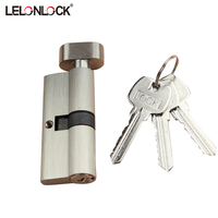 Cilindro de cerradura de puerta mecánica de alta seguridad, cerradura de mortaja abierta única de 70mm, cilindro de núcleo de latón con llave de ordenador o llaves maestras